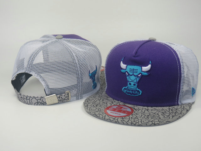 Chicago Bulls Mesh Snapback Hat LS 0613